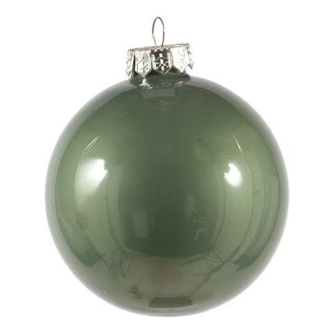 SFERA IN VETRO MM.80 VERDE SALVIA